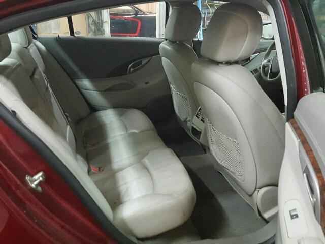 1G4GC5EG7AF238141 - 2010 BUICK LACROSSE C BURGUNDY photo 6