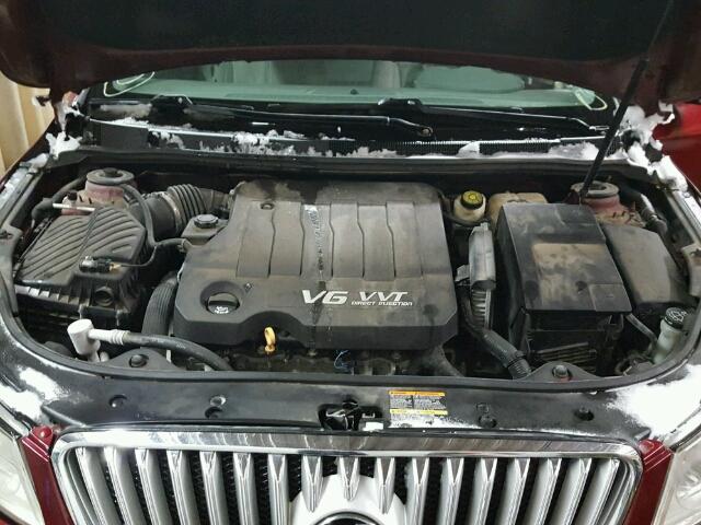 1G4GC5EG7AF238141 - 2010 BUICK LACROSSE C BURGUNDY photo 7