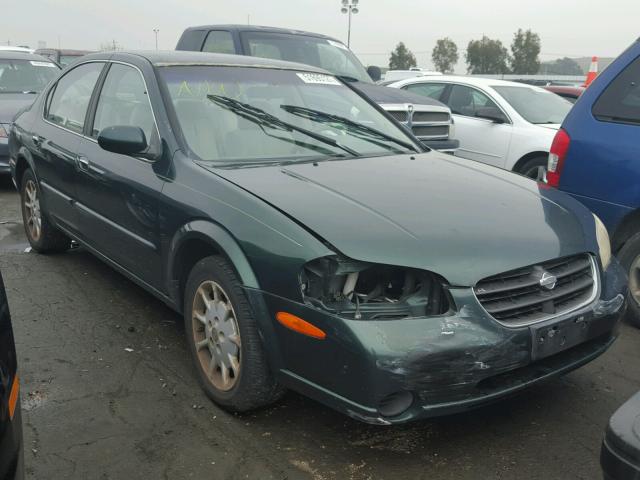 JN1CA31D6YT547512 - 2000 NISSAN MAXIMA GLE GREEN photo 1