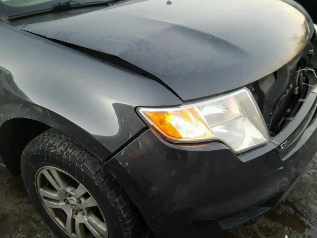 2FMDK46C47BA61568 - 2007 FORD EDGE SE CHARCOAL photo 9