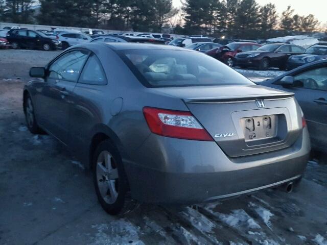 2HGFG12897H569080 - 2007 HONDA CIVIC EX 棕色 照片 3