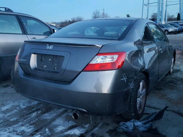 2HGFG12897H569080 - 2007 HONDA CIVIC EX BROWN photo 4