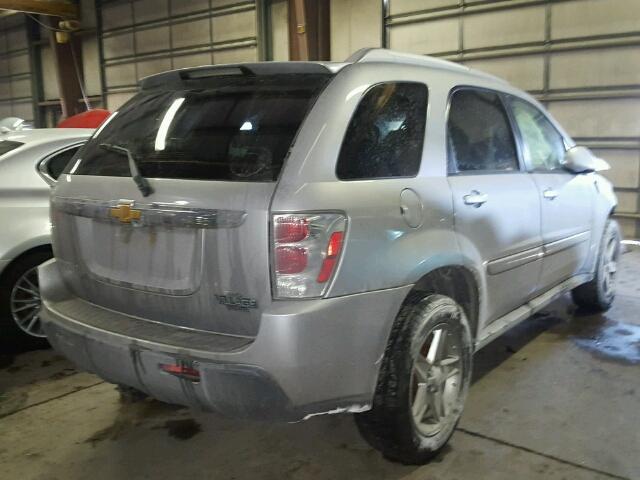 2CNDL73F066070577 - 2006 CHEVROLET EQUINOX LT SILVER photo 4