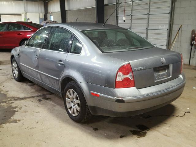 WVWPD63B62P356403 - 2002 VOLKSWAGEN PASSAT GLS GRAY photo 3