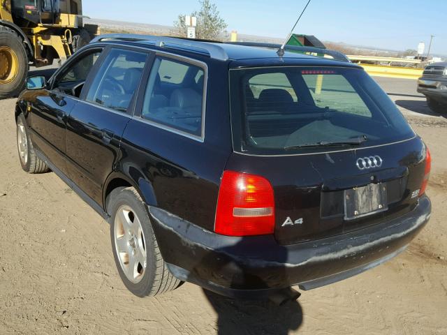 WAUGD68D9WA083926 - 1998 AUDI A4 2.8 AVA BLACK photo 3