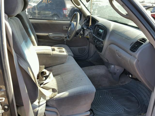 5TBRN34133S394536 - 2003 TOYOTA TUNDRA ACC GRAY photo 5