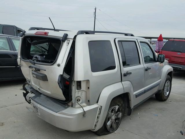 1J8GN28K49W513062 - 2009 JEEP LIBERTY SP SILVER photo 4