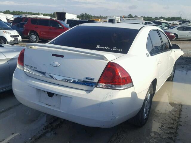 2G1WB55K279245192 - 2007 CHEVROLET IMPALA LS WHITE photo 4