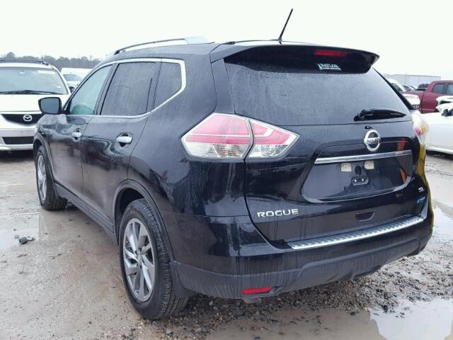 5N1AT2MT3EC774479 - 2014 NISSAN ROGUE S BLACK photo 3