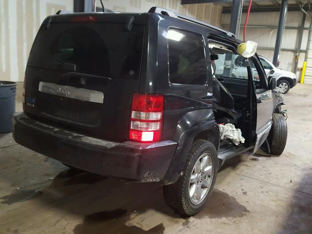 1C4PJMAK1CW196275 - 2012 JEEP LIBERTY SP BLACK photo 4