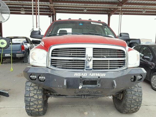 3D7KS28A68G200437 - 2008 DODGE RAM 2500 S RED photo 9