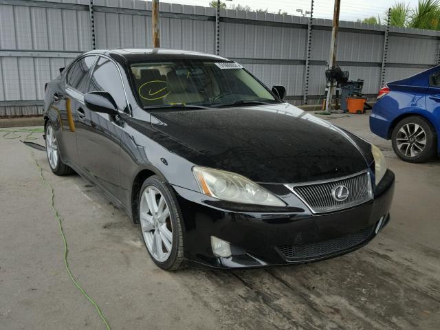 JTHBK262472025018 - 2007 LEXUS IS 250 BLACK photo 1