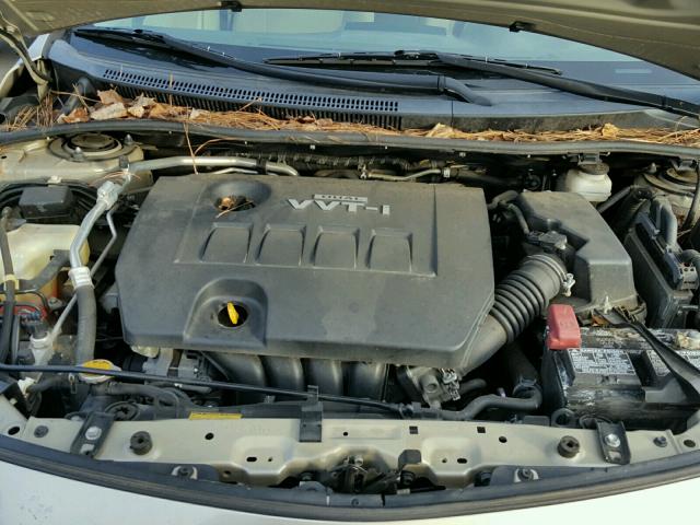 2T1BU4EE8AC418922 - 2010 TOYOTA COROLLA BA GOLD photo 7