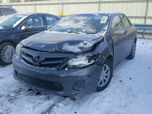 JTDBU4EE0B9134532 - 2011 TOYOTA COROLLA BA GRAY photo 2