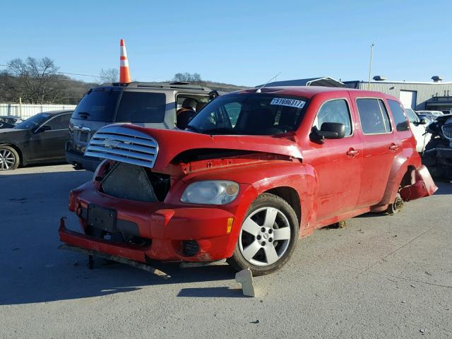 3GNCA13B69S600161 - 2009 CHEVROLET HHR LS RED photo 2