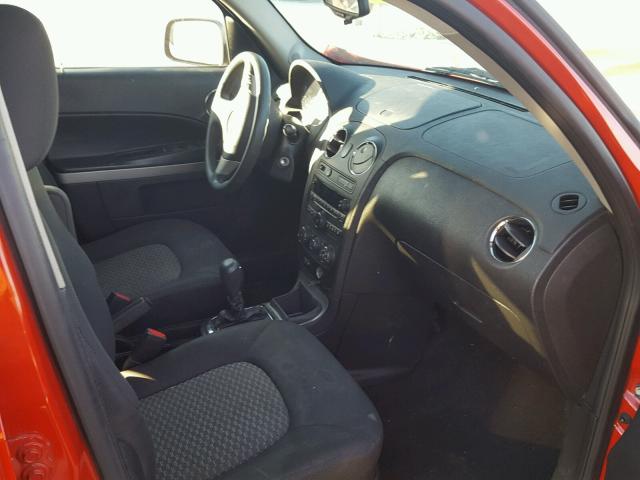 3GNCA13B69S600161 - 2009 CHEVROLET HHR LS RED photo 5