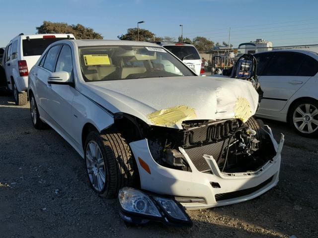 WDDHF5KB1CA610345 - 2012 MERCEDES-BENZ E 350 WHITE photo 1