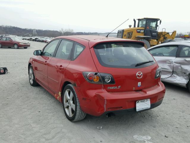 JM1BK143441107355 - 2004 MAZDA 3 HATCHBAC RED photo 3