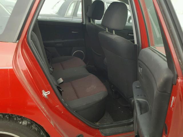 JM1BK143441107355 - 2004 MAZDA 3 HATCHBAC RED photo 6