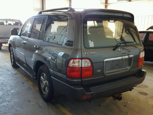 JT6HT00W6X0073485 - 1999 LEXUS LX 470 GRAY photo 3