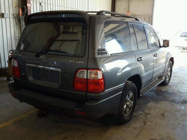 JT6HT00W6X0073485 - 1999 LEXUS LX 470 GRAY photo 4