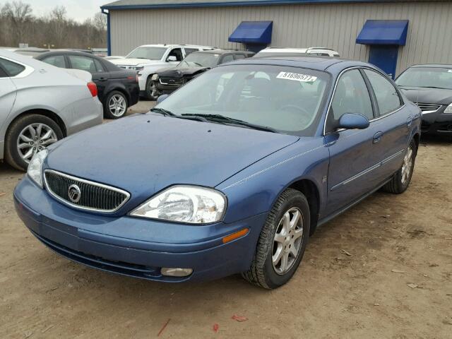 1MEFM55S82G655702 - 2002 MERCURY SABLE LS P BLUE photo 2