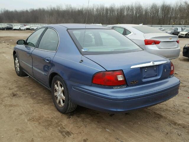 1MEFM55S82G655702 - 2002 MERCURY SABLE LS P BLUE photo 3