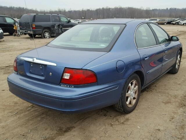 1MEFM55S82G655702 - 2002 MERCURY SABLE LS P BLUE photo 4