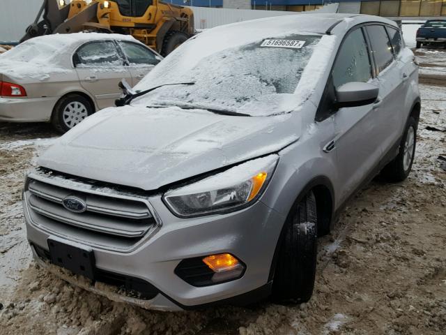 1FMCU0GD2HUE15069 - 2017 FORD ESCAPE SE SILVER photo 2