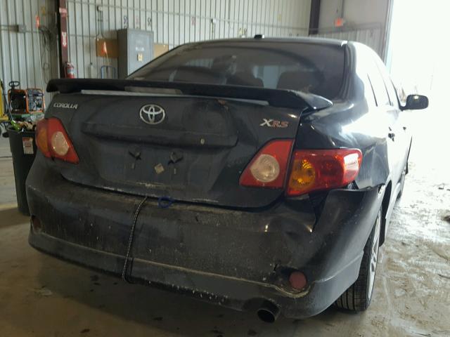1NXBE40E19Z052302 - 2009 TOYOTA COROLLA XR 黑色 照片 4