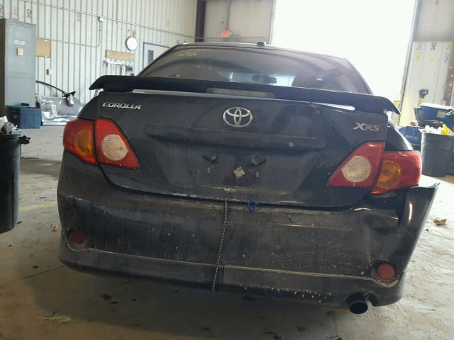 1NXBE40E19Z052302 - 2009 TOYOTA COROLLA XR 黑色 照片 9