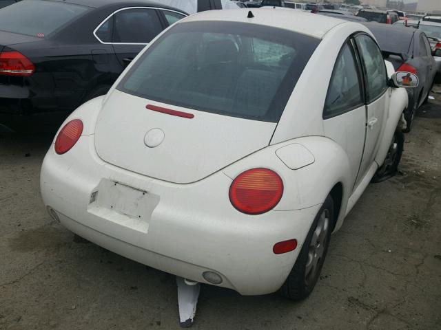 3VWCK21C43M428664 - 2003 VOLKSWAGEN NEW BEETLE WHITE photo 4
