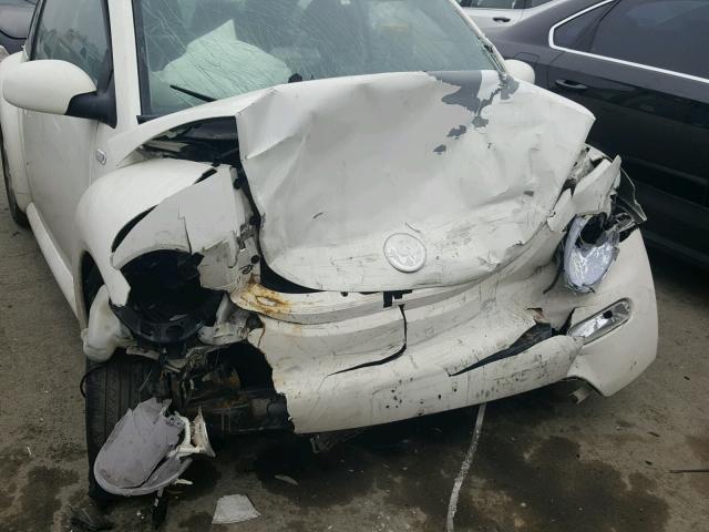 3VWCK21C43M428664 - 2003 VOLKSWAGEN NEW BEETLE WHITE photo 9
