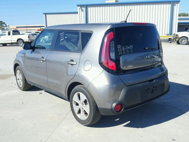 KNDJN2A25E7067063 - 2014 KIA SOUL SILVER photo 3