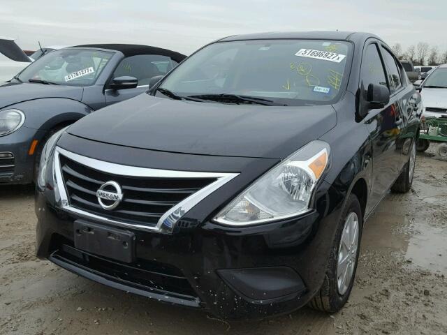 3N1CN7AP0FL953003 - 2015 NISSAN VERSA S BLACK photo 2