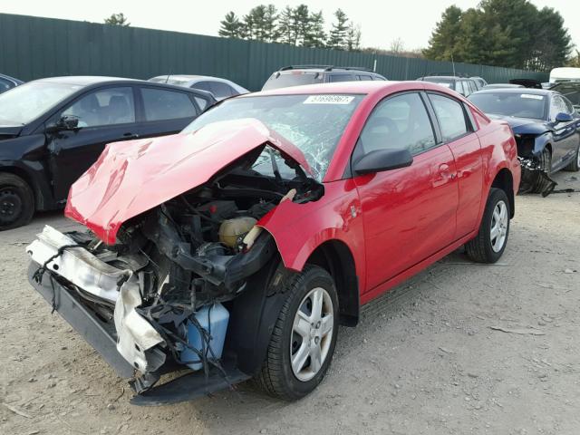 1G8AN18F26Z189141 - 2006 SATURN ION LEVEL RED photo 2