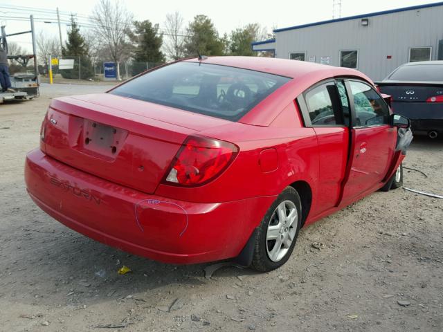 1G8AN18F26Z189141 - 2006 SATURN ION LEVEL RED photo 4