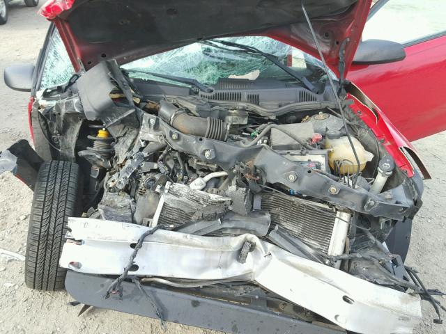 1G8AN18F26Z189141 - 2006 SATURN ION LEVEL RED photo 7