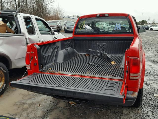 1D7HG38K24S599425 - 2004 DODGE DAKOTA QUA RED photo 9