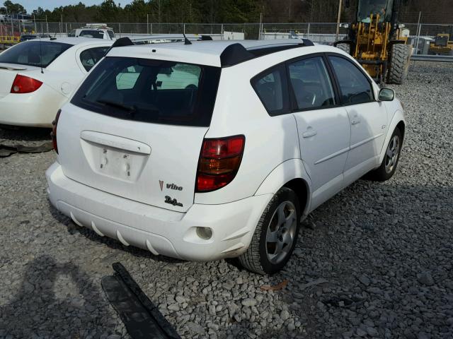 5Y2SL63855Z470595 - 2005 PONTIAC VIBE WHITE photo 4