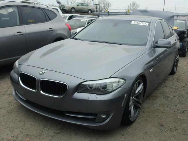 WBAFR1C51BC741155 - 2011 BMW 528 I GRAY photo 2