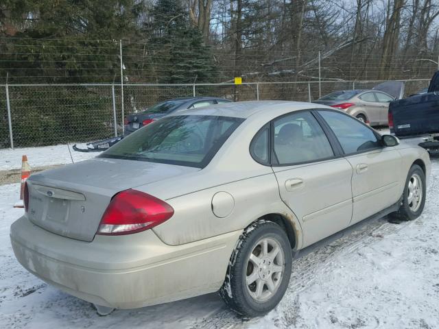 1FAFP56U76A255279 - 2006 FORD TAURUS SEL GOLD photo 4