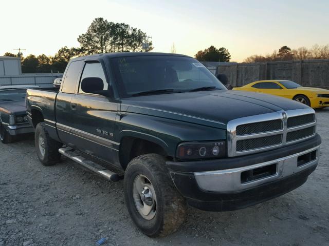 3B7HF12Z51G170211 - 2001 DODGE RAM 1500 GREEN photo 1