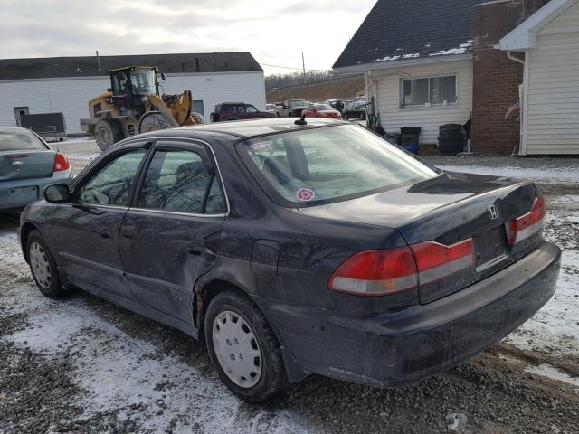 1HGCG56422A104228 - 2002 HONDA ACCORD LX BLACK photo 3