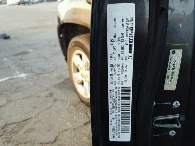 1C4NJCBA7ED800661 - 2014 JEEP COMPASS SP CHARCOAL photo 10