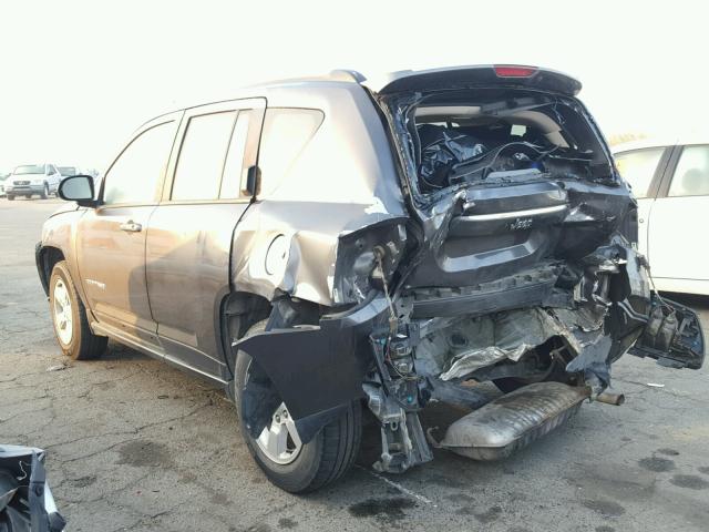 1C4NJCBA7ED800661 - 2014 JEEP COMPASS SP CHARCOAL photo 3