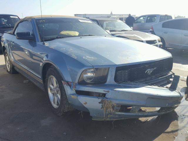 1ZVHT84N485151983 - 2008 FORD MUSTANG BLUE photo 1