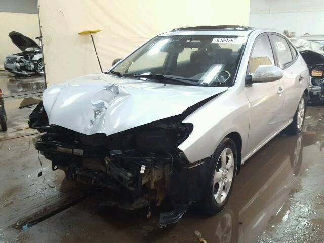 KMHDU46D58U509458 - 2008 HYUNDAI ELANTRA GL SILVER photo 2