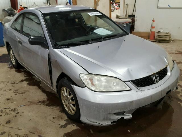 1HGEM21724L063012 - 2004 HONDA CIVIC HX GRAY photo 1