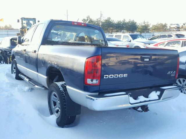 1D7HU18D43S336768 - 2003 DODGE RAM 1500 S BLUE photo 3